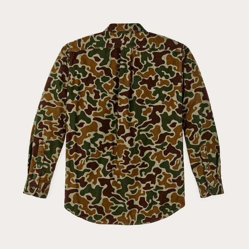 Field flannel shirt di Filson | Frog camo (Green)