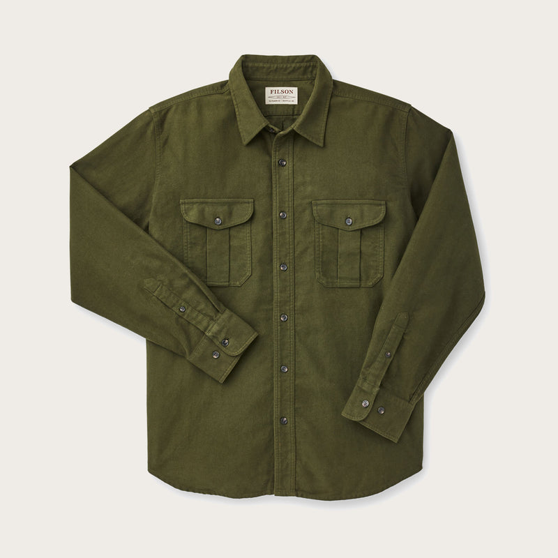 Molleskin seattle shirt di Filson | Dark olive (Green)