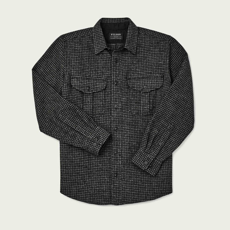 Northwest wool shirt by Filson | Charcoal / black dog (Black)