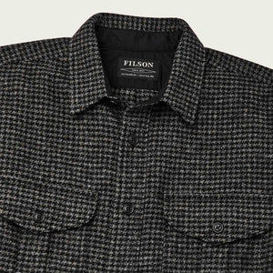 Northwest wool shirt by Filson | Charcoal / black dog (Black)