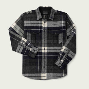 Northwest wool shirt von Filson | Navy blue heather plaid (Blue)