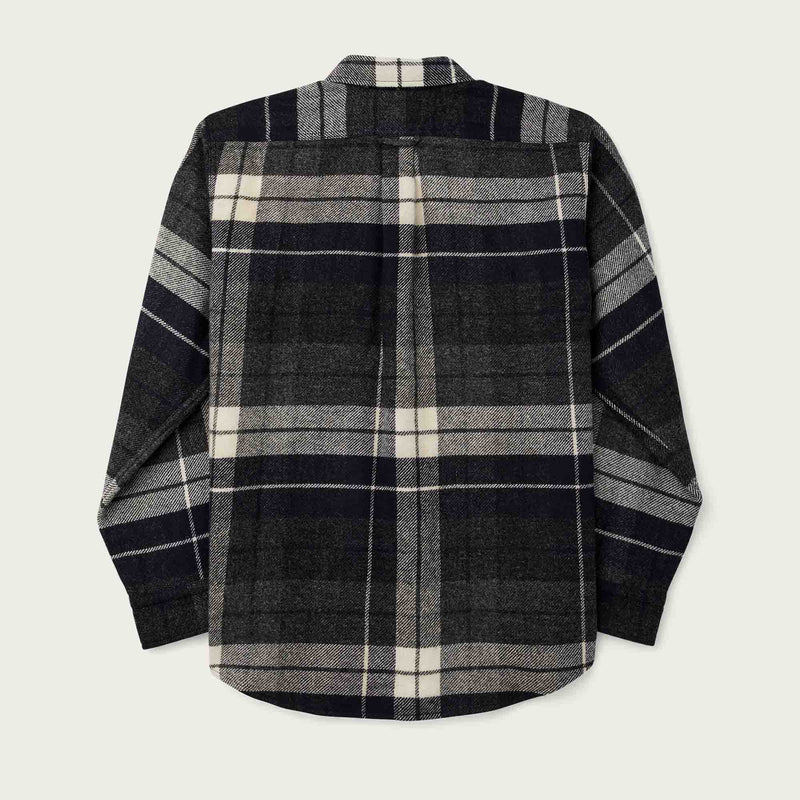 Northwest wool shirt von Filson | Navy blue heather plaid (Blue)