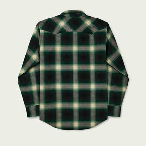 Western flannel shirt di Filson | Bottle green ombre (Green)