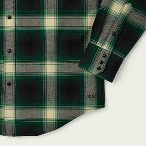 Western flannel shirt di Filson | Bottle green ombre (Green)