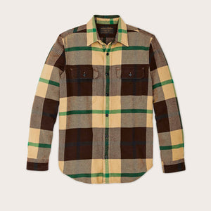 Vintage flannel work shirt by Filson | Tan green coffee (Brown)