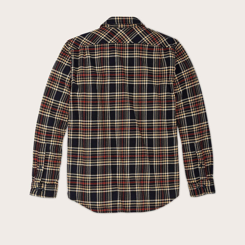 Vintage flannel work shirt von Filson | Navy ivory red (Multicolour)