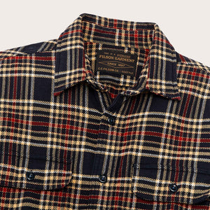 Vintage flannel work shirt von Filson | Navy ivory red (Multicolour)