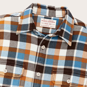 Vintage flannel work shirt von Filson | Brown / cream / ochr (Multicolor)