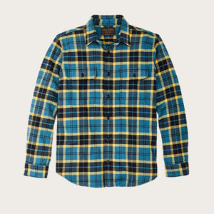 Vintage flannel work shirt di Filson | Blue ash gold plaid (Blue)