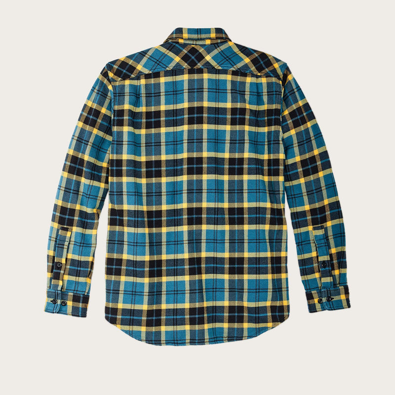 Vintage flannel work shirt di Filson | Blue ash gold plaid (Blue)