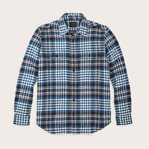 Vintage flannel work shirt by Filson | Graystone blue (Blue)