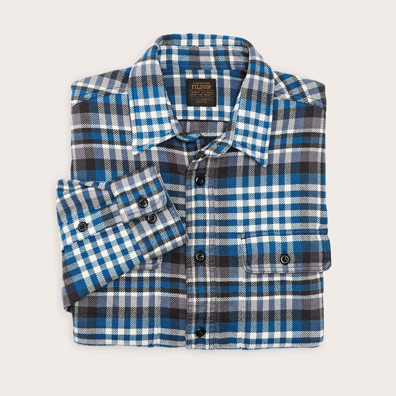 Vintage flannel work shirt by Filson | Graystone blue (Blue)