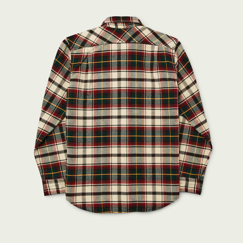 Vintage flannel work shirt von Filson | Sand / ironwood plai (Beige)