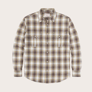 Lt wt alaskan guide shirt von Filson | Tabacco white (Brown)