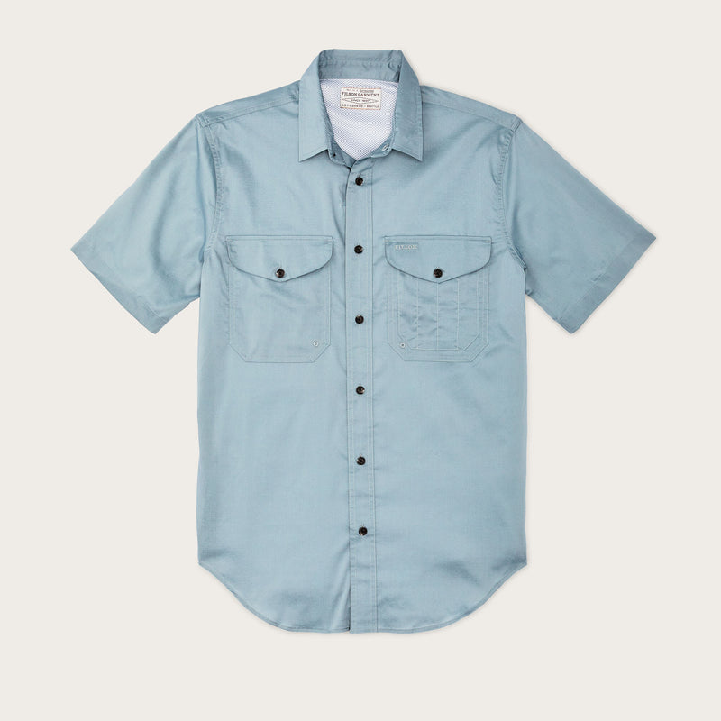 Twin lakes short sleeve sport shirt by Filson | Stone blue (Blue)