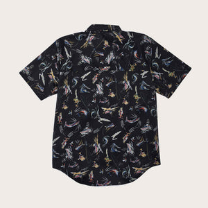 Twin lakes sport shirt von Filson | Offshore catch print (Blue)