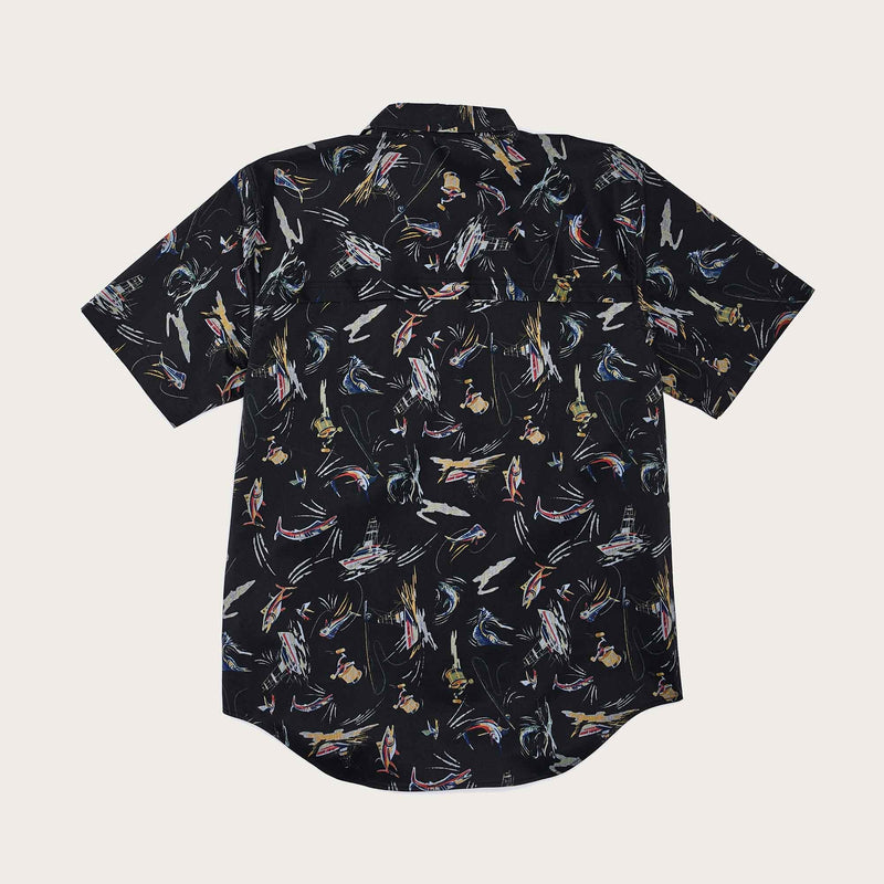 Twin lakes sport shirt von Filson | Offshore catch print (Blue)