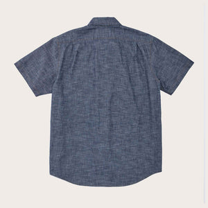 Short sleeve chambray shirt von Filson | Indigo chambray (Blue)