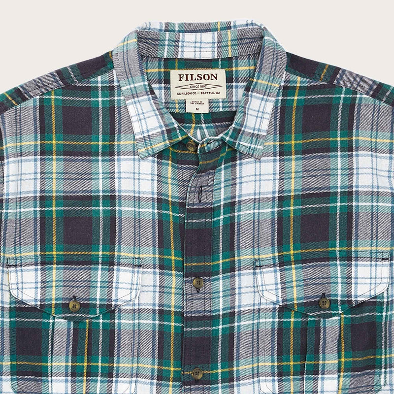 S/s lt wt alaskan guide shirt di Filson | Ink blue north sea (Blue)