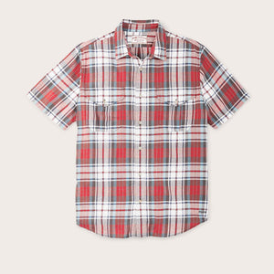 S/s lt wt alaskan guide shirt von Filson | Red storm blue (Multicolor)