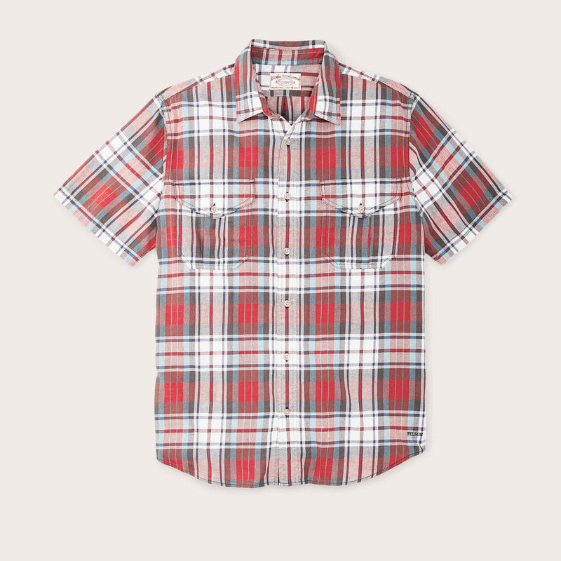 S/s lt wt alaskan guide shirt von Filson | Red storm blue (Multicolor)