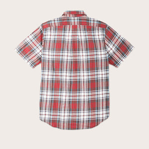 S/s lt wt alaskan guide shirt von Filson | Red storm blue (Multicolor)