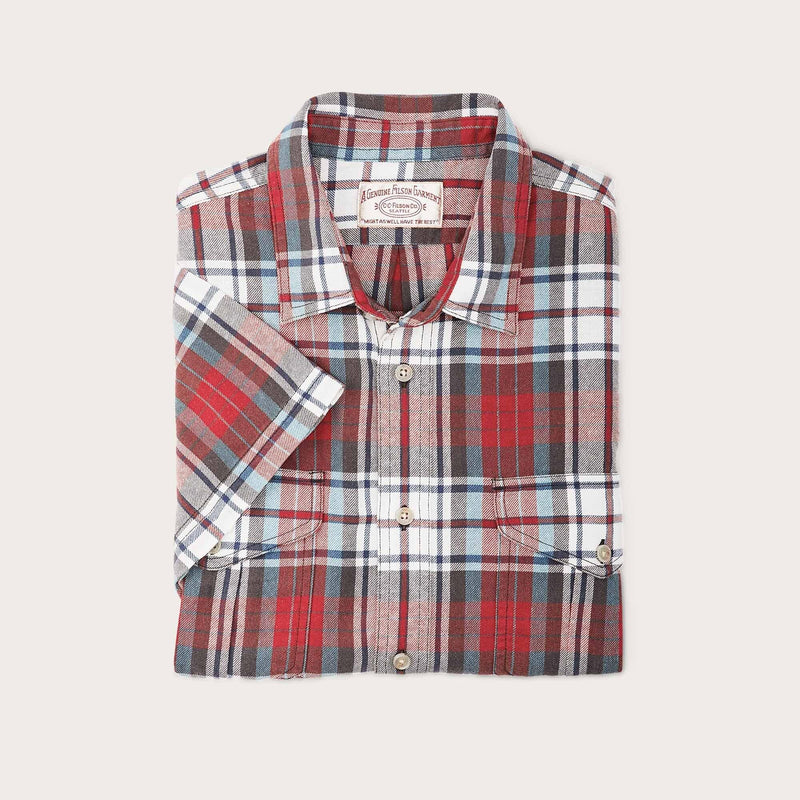 S/s lt wt alaskan guide shirt von Filson | Red storm blue (Multicolor)