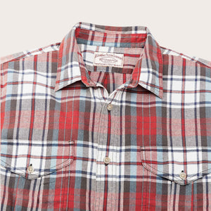 S/s lt wt alaskan guide shirt von Filson | Red storm blue (Multicolor)