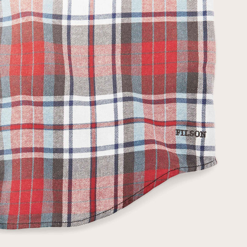 S/s lt wt alaskan guide shirt von Filson | Red storm blue (Multicolor)