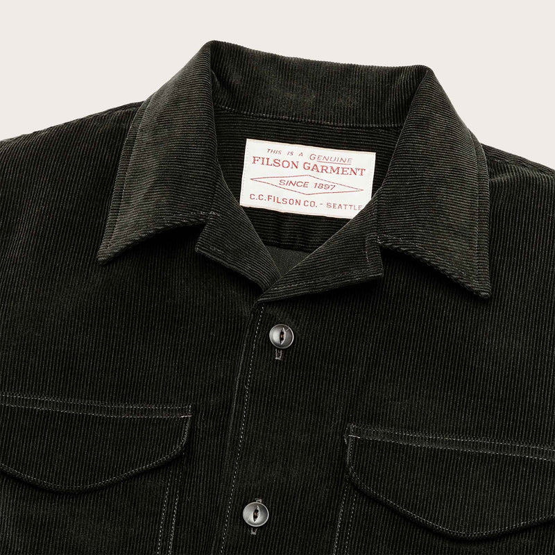 Corduroy camp shirt by Filson | Dark timber (Green)