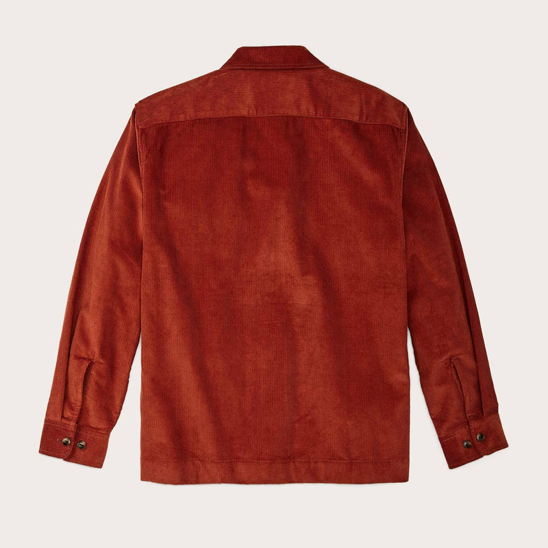 Corduroy camp shirt by Filson | Rust (Red)