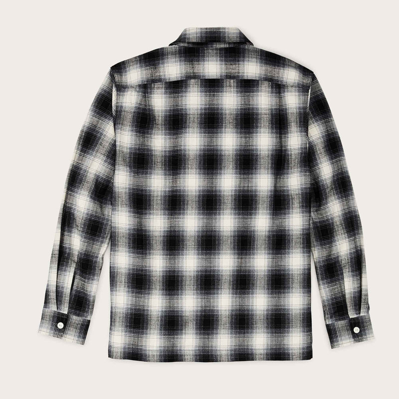 Elk heights camp shirt von Filson | Black / gray shadow plaid (Black)