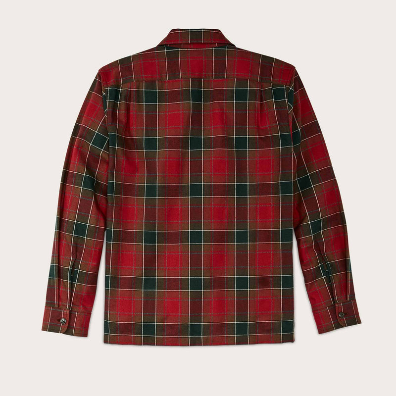 Elk heights camp shirt von Filson | Sycamore green / red (Red)