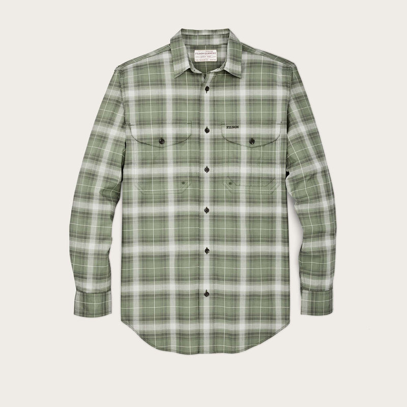 Twin lakes sport shirt von Filson | Green / gray ombre p (Green)