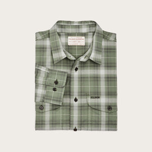 Twin lakes sport shirt von Filson | Green / gray ombre p (Green)