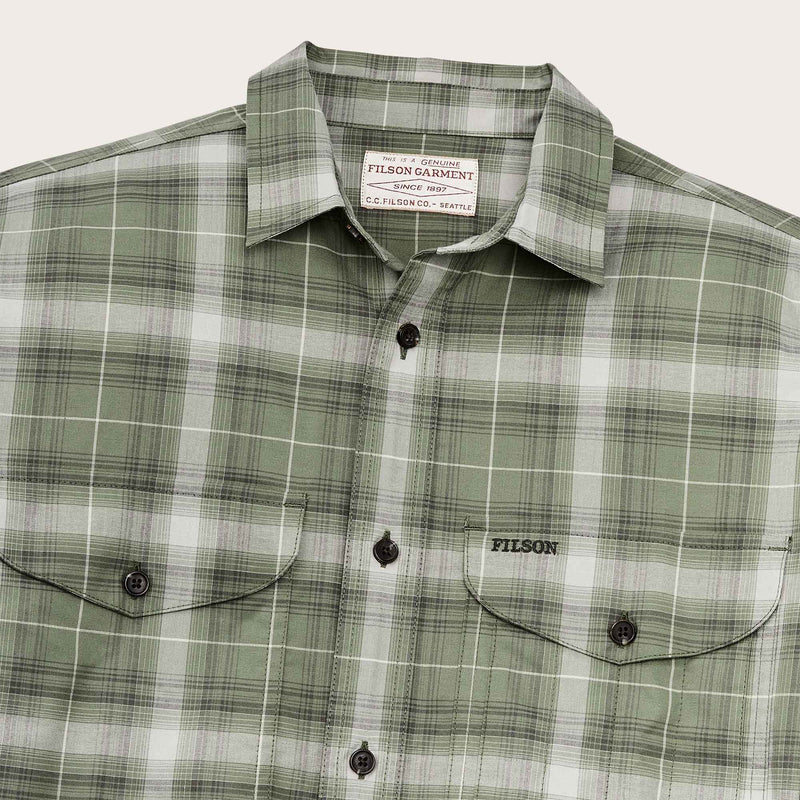 Twin lakes sport shirt von Filson | Green / gray ombre p (Green)