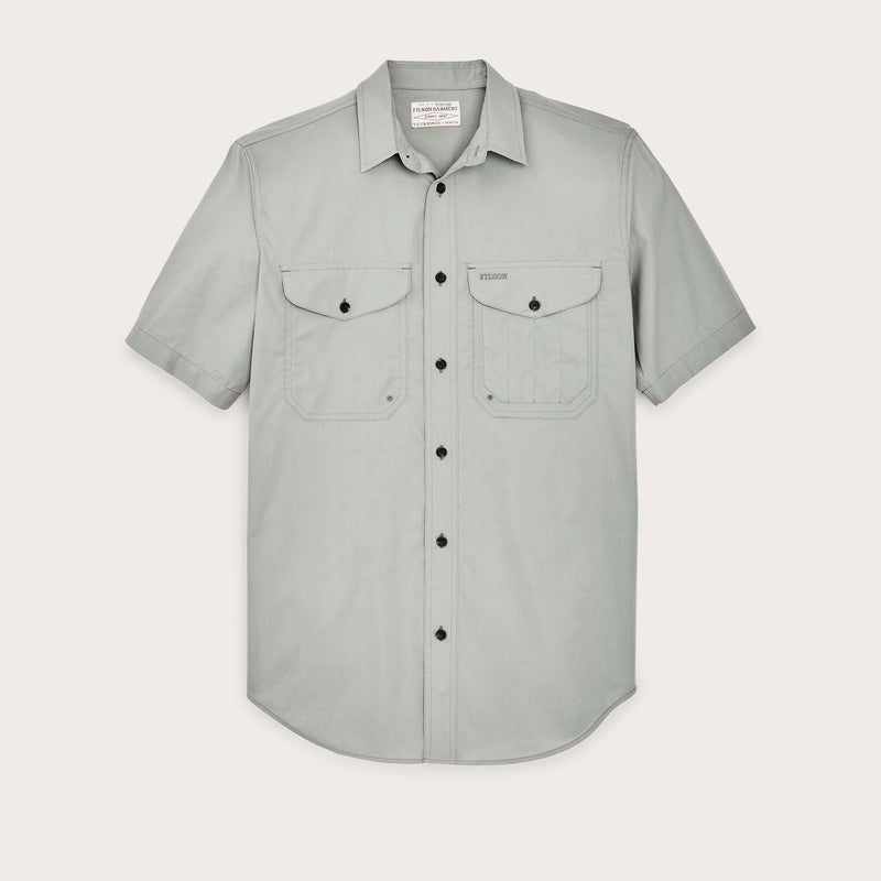 Twin lakes short sleeve sport shirt di Filson | Shadow (Gray)