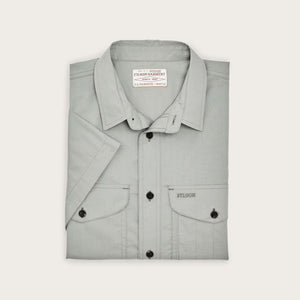 Twin lakes short sleeve sport shirt di Filson | Shadow (Gray)