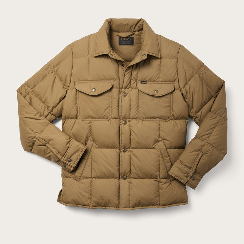 Lightweight down jac-shirt by Filson | Dark tan (Beige)