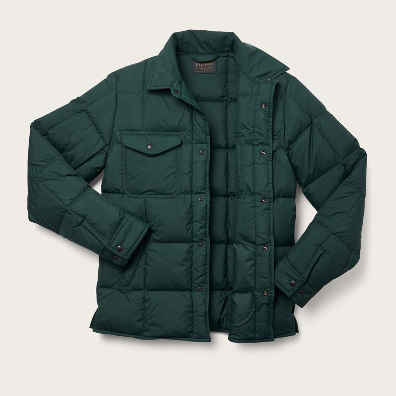 Lightweight down jac-shirt di Filson | Fir (Green)