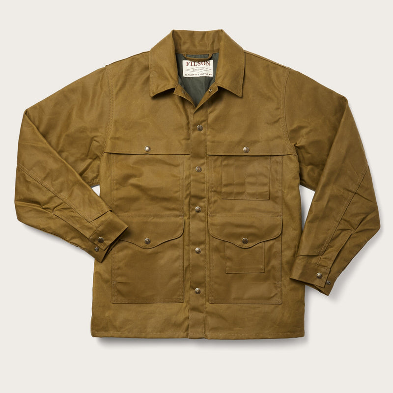 Lined tin cloth cruiser jacket by Filson | Dark tan (Beige)