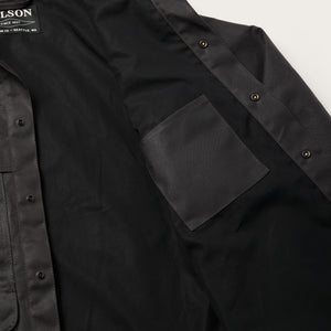 Lined tin cloth cruiser jacket von Filson | Cinder (Grey)