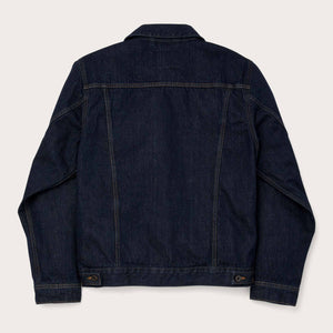 Unlined denim short cruiser jacket von Filson | Rinse indigo (Blue)