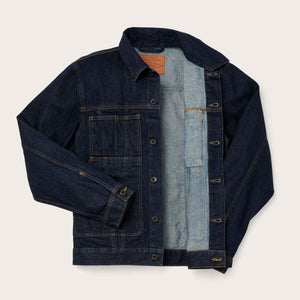 Unlined denim short cruiser jacket von Filson | Rinse indigo (Blue)