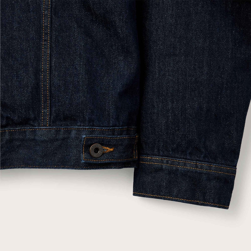 Unlined denim short cruiser jacket von Filson | Rinse indigo (Blue)