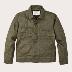 Tin cloth short lined cruiser jacket von Filson | Military green (Green)