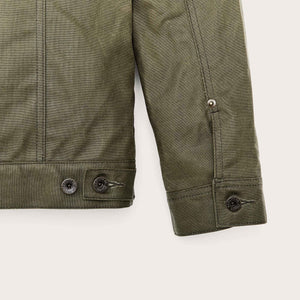 Tin cloth short lined cruiser jacket von Filson | Military green (Green)