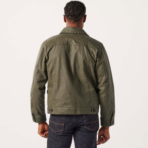 Tin cloth short lined cruiser jacket von Filson | Military green (Green)