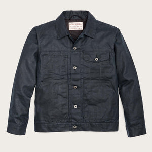 Tin cloth short lined cruiser jacket von Filson | Service blue (Blue)