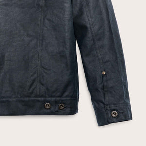 Tin cloth short lined cruiser jacket von Filson | Service blue (Blue)